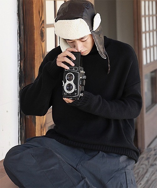 WESTBOY（ウエストボーイ）の「【WB ORIGINALS】Color Turtle Neck Knit Sweater WO21W3TP13（ニット/セーター・メンズ・ホワイト/ブラック/グレー/ブルー/グリーン・M/L/XL）」の11枚目の写真