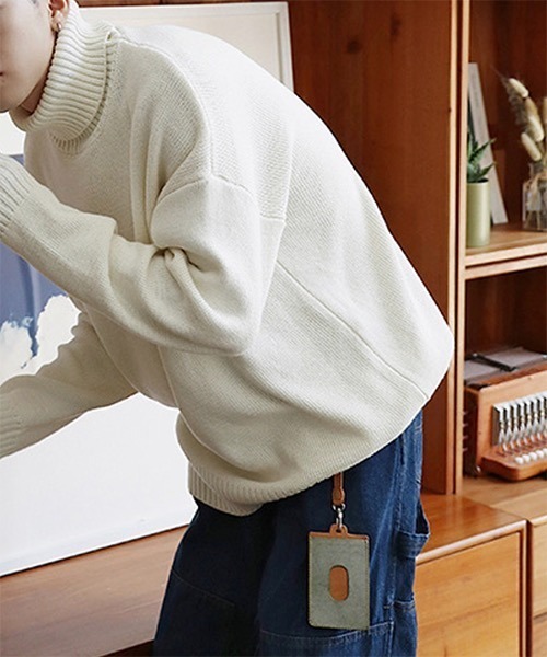 WESTBOY（ウエストボーイ）の「【WB ORIGINALS】Color Turtle Neck Knit Sweater WO21W3TP13（ニット/セーター・メンズ・ホワイト/ブラック/グレー/ブルー/グリーン・M/L/XL）」の16枚目の写真