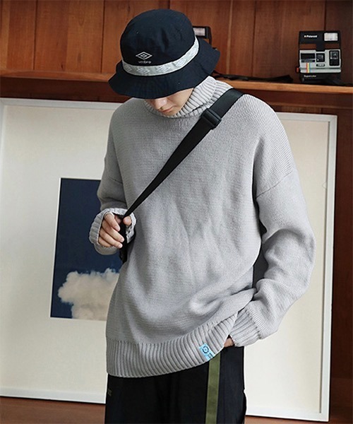 WESTBOY（ウエストボーイ）の「【WB ORIGINALS】Color Turtle Neck Knit Sweater WO21W3TP13（ニット/セーター・メンズ・ホワイト/ブラック/グレー/ブルー/グリーン・M/L/XL）」の9枚目の写真
