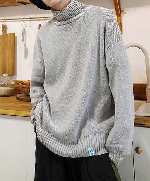 WESTBOY（ウエストボーイ）の「【WB ORIGINALS】Color Turtle Neck Knit Sweater WO21W3TP13（ニット/セーター・メンズ・ホワイト/ブラック/グレー/ブルー/グリーン・M/L/XL）」の12枚目の写真