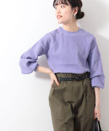 ◇【WEB限定】【TORRAZZO DONNA/ トラッゾドンナ】バルーン袖リブニット