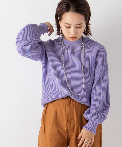 新品TORRAZZO DONNAトラッゾドンナバルーン袖リブニット セール】◇【WEB限定】【TORRAZZO DONNA/ トラッゾドンナ】バルーン袖