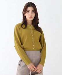 OPAQUE.CLIP | ランダムリブ スナップカーディガン(カーディガン/ボレロ)