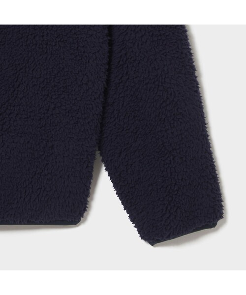 AIGLE（エーグル）の「ボアフリース アノラックパーカ（スウェット・メンズ・アイボリー/ダークネイビー・LL/M/L）」の21枚目の写真