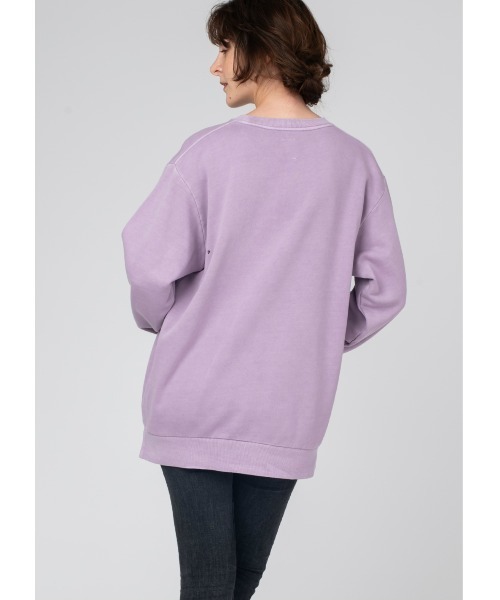 Design Tshirts Store graniph(デザイン ティーシャツ ストア グラニフ)の「タイガー|ピグメントダイスウェット(スウェット・メンズ・パープル・SMALL/MEDIUM/LARGE)」の8枚目の写真