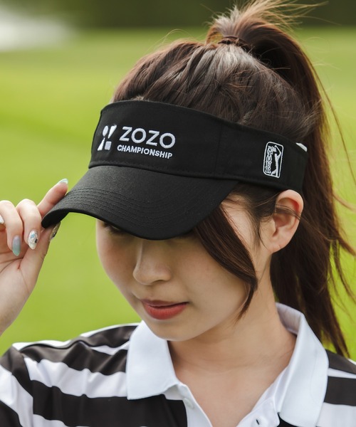 Zozo Championship 大会ロゴバイザー サンバイザー Zozo Championship 公式アイテム ゾゾチャンピオンシップコウシキアイテム のファッション通販 Zozotown