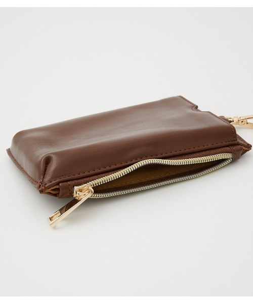 crie conforto（クリーコンフォルト）の「コンビ多機能スマホショルダー（ショルダーバッグ・レディース・ブラック/ブラウン/グレー/シルバー/ゴールド・FREE）」の6枚目の写真