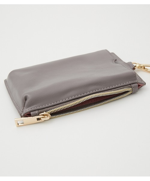 crie conforto（クリーコンフォルト）の「コンビ多機能スマホショルダー（ショルダーバッグ・レディース・ブラック/ブラウン/グレー/シルバー/ゴールド・FREE）」の9枚目の写真