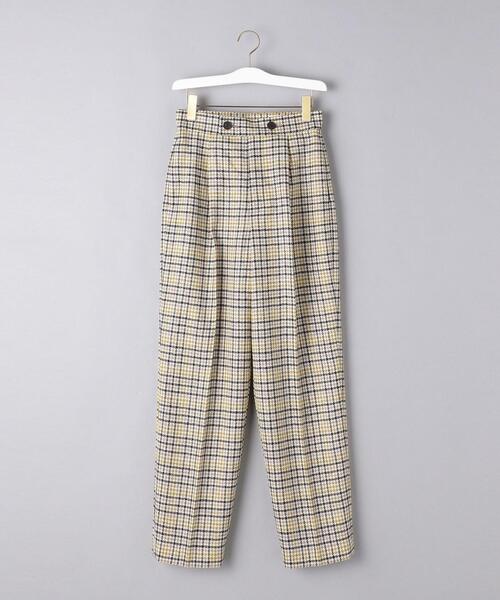 AEWEN MATOPH（イウエン マトフ）の「＜AEWEN MATOPH（イウエン マトフ）＞ハウンドトゥース チェック タックパンツ◆（その他パンツ・レディース・ブラック/ベージュ・38/36）」の9枚目の写真