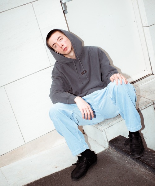 HUF(ハフ)の「OD BAR LOGO HOODIE / HUF フード パーカー(パーカー・メンズ・ブラック/レッド/グリーン系その他・MEDIUM/SMALL/X-LARGE/XX-LARGE/LARGE)」の7枚目の写真