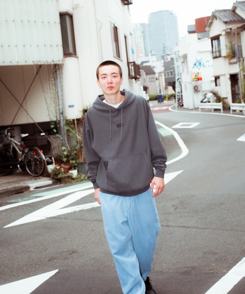 HUF(ハフ)の「OD BAR LOGO HOODIE / HUF フード パーカー(パーカー・メンズ・ブラック/レッド/グリーン系その他・MEDIUM/SMALL/X-LARGE/XX-LARGE/LARGE)」の8枚目の写真
