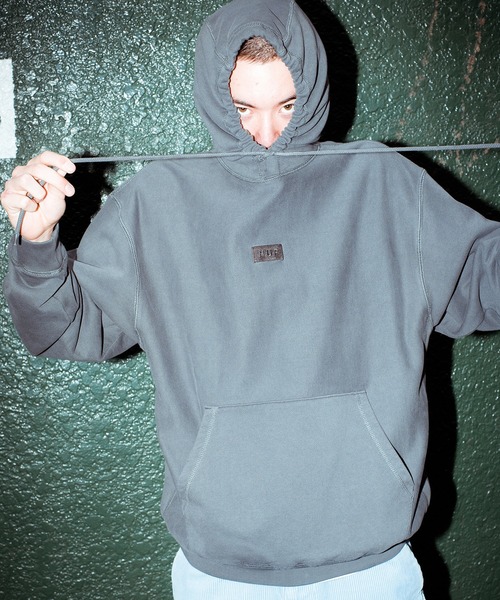 HUF(ハフ)の「OD BAR LOGO HOODIE / HUF フード パーカー(パーカー・メンズ・ブラック/レッド/グリーン系その他・MEDIUM/SMALL/X-LARGE/XX-LARGE/LARGE)」の12枚目の写真