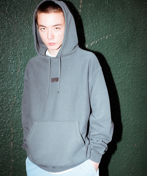 HUF(ハフ)の「OD BAR LOGO HOODIE / HUF フード パーカー(パーカー・メンズ・ブラック/レッド/グリーン系その他・MEDIUM/SMALL/X-LARGE/XX-LARGE/LARGE)」の10枚目の写真