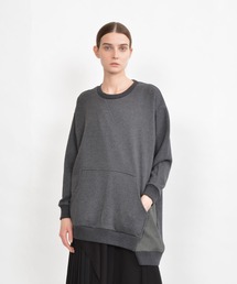 30/10裏毛　フロントスライドプルオーバー