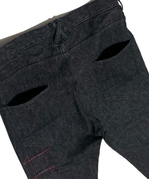 BURNOUT（バーンアウト）の「【BURNOUT】ツイストst.デニムパンツ（デニムパンツ・メンズ・ブラック/インディゴブルー・M/L）」の13枚目の写真