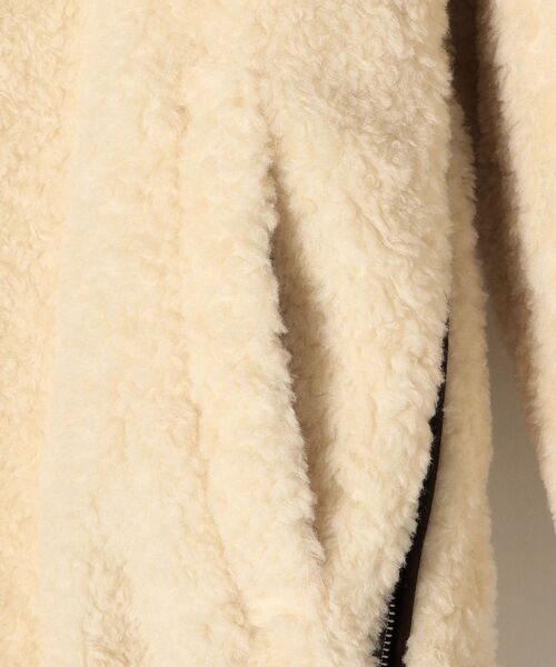 CASA FLINE（カーサフライン）の「CASA FLINE: ボア リバーシブル ジャケット コート（その他アウター・レディース・オフホワイト・ONE SIZE）」の11枚目の写真