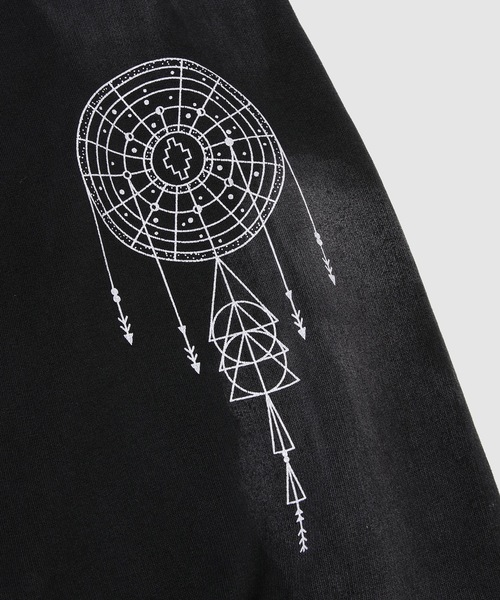 MARCELO BURLON（マルセロ・バーロン）の「DREAMCATCHER RELAX SWEATPANTS（スウェットパンツ・メンズ・ブラック×ホワイト・M/L）」の4枚目の写真