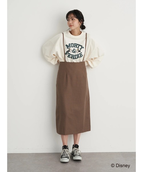 earth music&ecology(アースミュージックアンドエコロジー)の「MORTY&FERDIE / カレッジ風プルオーバー*(スウェット・レディース・ベージュ/アイボリー・FREE)」の22枚目の写真