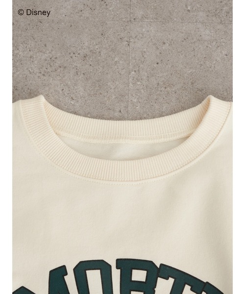 earth music&ecology(アースミュージックアンドエコロジー)の「MORTY&FERDIE / カレッジ風プルオーバー*(スウェット・レディース・ベージュ/アイボリー・FREE)」の8枚目の写真