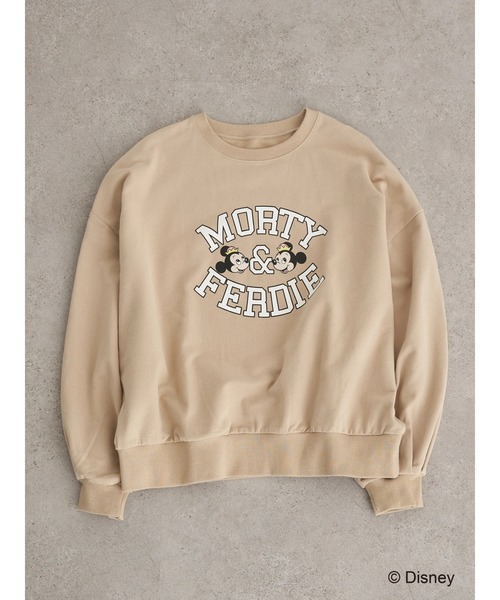 earth music&ecology(アースミュージックアンドエコロジー)の「MORTY&FERDIE / カレッジ風プルオーバー*(スウェット・レディース・ベージュ/アイボリー・FREE)」の17枚目の写真