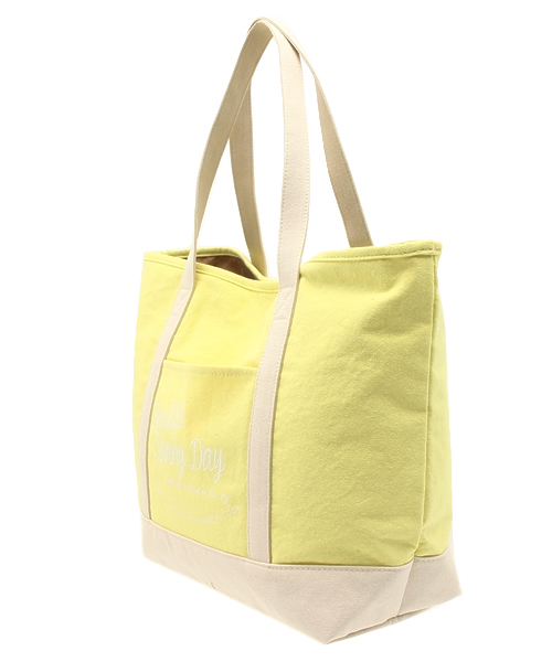 CIAOPANIC(チャオパニック)の「【Ciaopanic】CVプリントBIGトート(トートバッグ・レディース・アイボリー/イエロー/ブラック・FREE)」の10枚目の写真