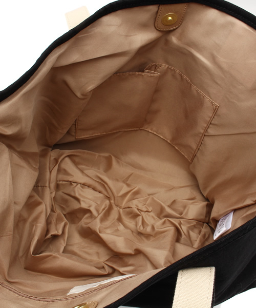 CIAOPANIC(チャオパニック)の「【Ciaopanic】CVプリントBIGトート(トートバッグ・レディース・アイボリー/イエロー/ブラック・FREE)」の4枚目の写真