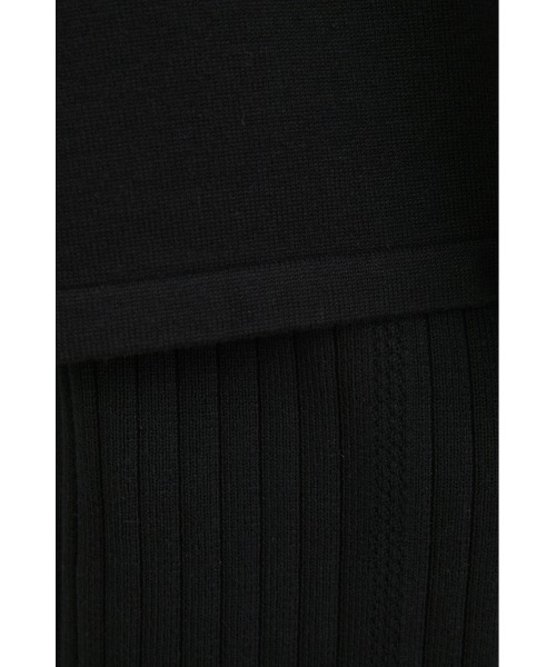 STYLEMIXER(スタイルミキサー)の「2ピースポンチョレイヤードニット(ニット/セーター・レディース・ライトブラウン/チャコールグレー/ブラック・FREE)」の11枚目の写真