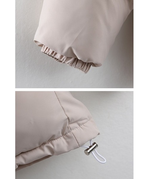 SONA（ソナ）の「SONYUNARA フードレイヤードダウン（ダウンジャケット/コート・レディース・ブラック/ブルー/アイボリー・FREE）」の6枚目の写真