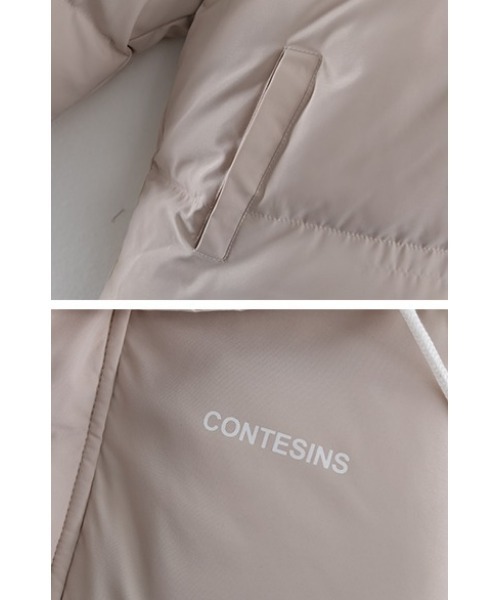 SONA（ソナ）の「SONYUNARA フードレイヤードダウン（ダウンジャケット/コート・レディース・ブラック/ブルー/アイボリー・FREE）」の12枚目の写真