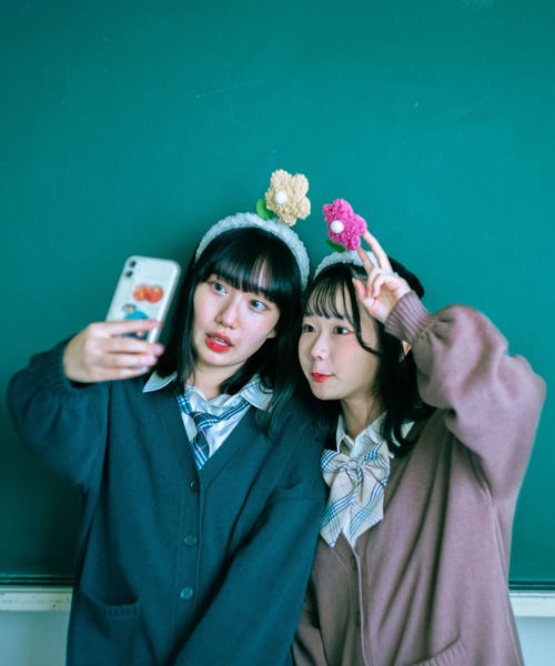 WEGO（ウィゴー）の「WEGO/フラワーカチューシャ（カチューシャ・レディース・ピンク/サックスブルー/イエロー・FREE）」の12枚目の写真