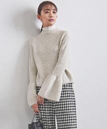 UNITED ARROWS | ＜UNITED ARROWS＞アゼ フレアスリーブ ニット W(ニット/セーター)