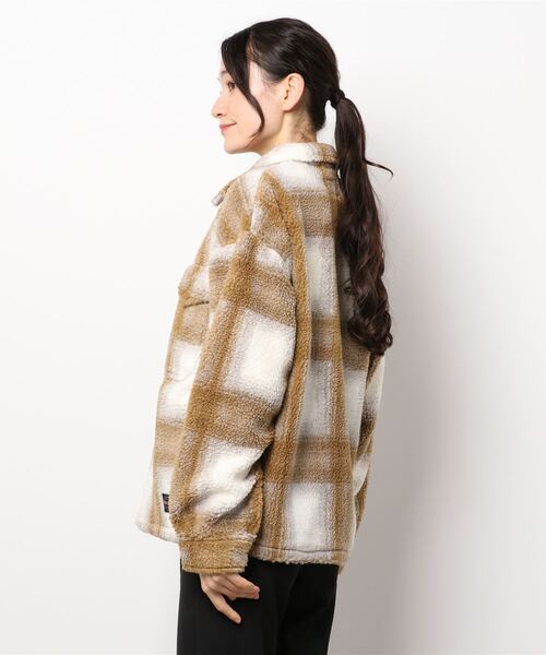 SLOBE IENA（スローブイエナ）の「【PENDLETON/ペンドルトン】WIDE CPOブルゾン【手洗い可】◆（ブルゾン・レディース・ベージュ・FREE）」の7枚目の写真