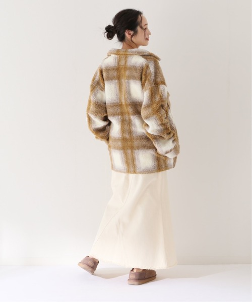 SLOBE IENA（スローブイエナ）の「【PENDLETON/ペンドルトン】WIDE CPOブルゾン【手洗い可】◆（ブルゾン・レディース・ベージュ・FREE）」の4枚目の写真