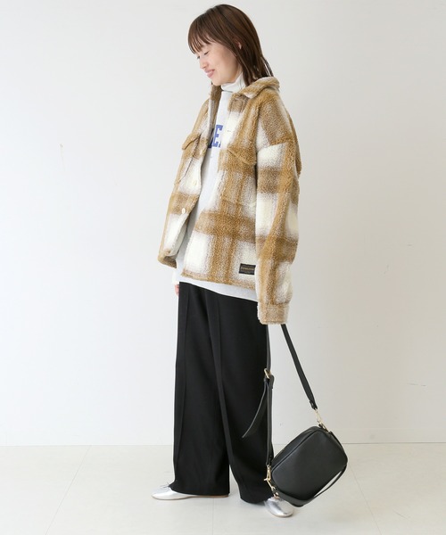 SLOBE IENA（スローブイエナ）の「【PENDLETON/ペンドルトン】WIDE CPOブルゾン【手洗い可】◆（ブルゾン・レディース・ベージュ・FREE）」の11枚目の写真