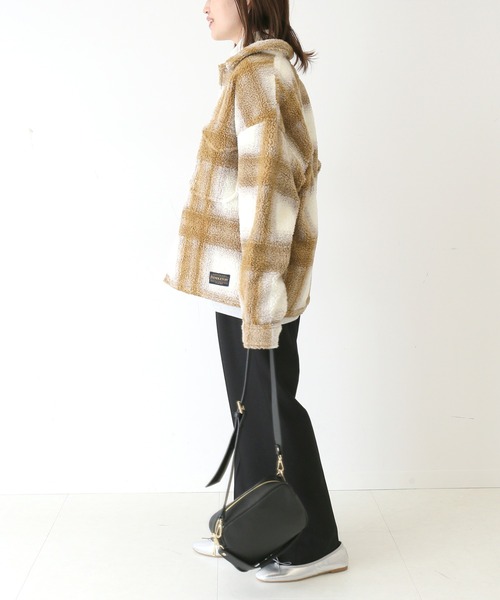 SLOBE IENA（スローブイエナ）の「【PENDLETON/ペンドルトン】WIDE CPOブルゾン【手洗い可】◆（ブルゾン・レディース・ベージュ・FREE）」の12枚目の写真
