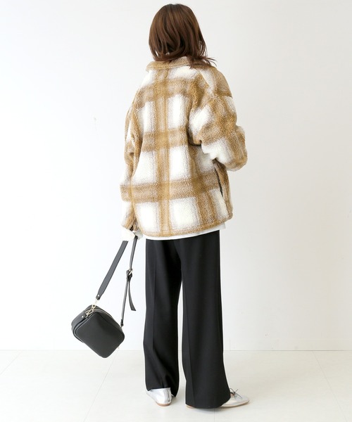 SLOBE IENA（スローブイエナ）の「【PENDLETON/ペンドルトン】WIDE CPOブルゾン【手洗い可】◆（ブルゾン・レディース・ベージュ・FREE）」の13枚目の写真