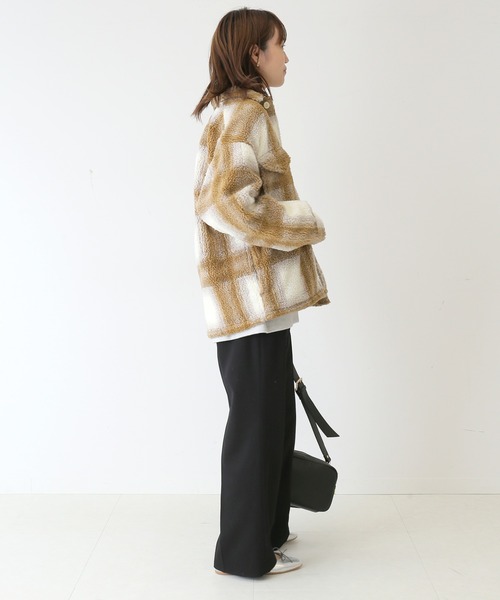 SLOBE IENA（スローブイエナ）の「【PENDLETON/ペンドルトン】WIDE CPOブルゾン【手洗い可】◆（ブルゾン・レディース・ベージュ・FREE）」の14枚目の写真