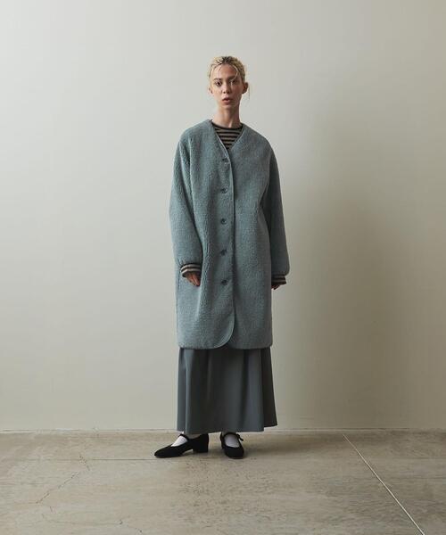 UNDERCOVER '06 but beautiful Vファー風ロングコート UNDERCOVER ´06 but beautiful Vファー風ロングコート