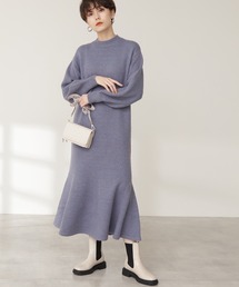 N.(N. Natural Beauty Basic) | ◆天竺マーメイドニットワンピース(ワンピース)