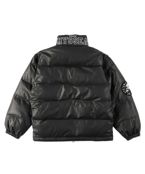 HYSTERIC GLAMOUR（ヒステリックグラマー）の「LEATHER DOWN JACKET（ダウンジャケット/コート・メンズ・ブラック・MEDIUM/LARGE/X-LARGE）」の2枚目の写真