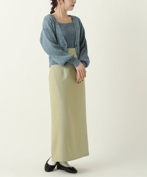 RAY CASSIN(レイカズン)の「メランジ袖ボリュームニットカーディガン(カーディガン/ボレロ・レディース・ベージュ/パープル/ブルー・FREE)」の17枚目の写真