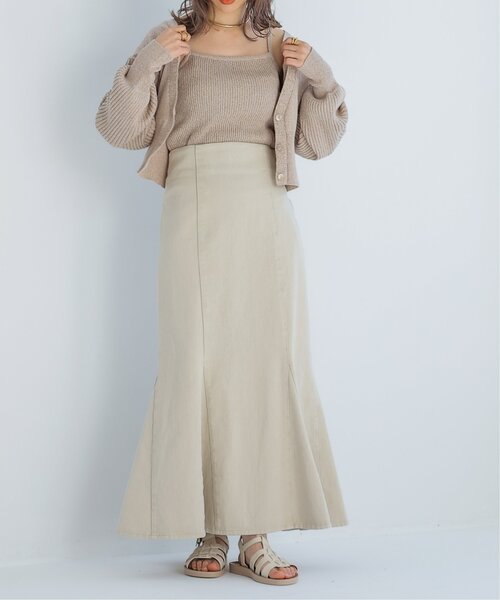 RAY CASSIN(レイカズン)の「メランジ袖ボリュームニットカーディガン(カーディガン/ボレロ・レディース・ベージュ/パープル/ブルー・FREE)」の5枚目の写真