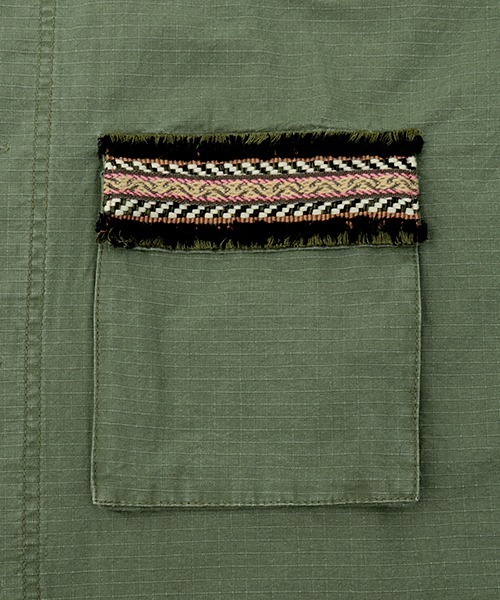 チチカカ（チチカカ）の「ミリタリージャケット（ミリタリージャケット・レディース・カーキ/グレー・FREE）」の17枚目の写真