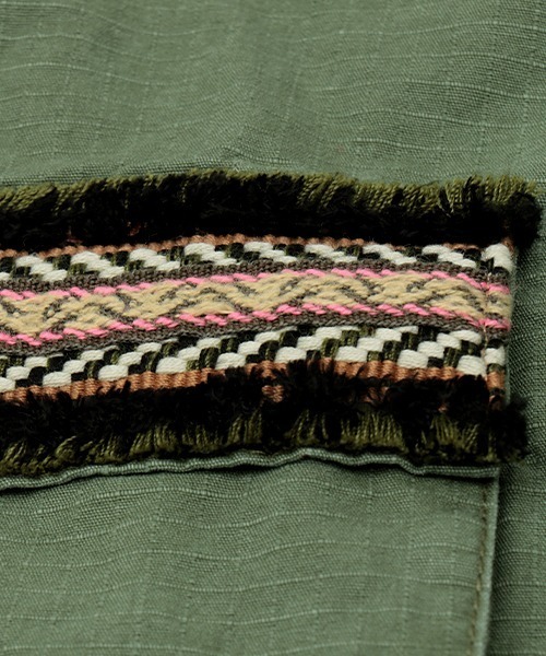 チチカカ（チチカカ）の「ミリタリージャケット（ミリタリージャケット・レディース・カーキ/グレー・FREE）」の19枚目の写真