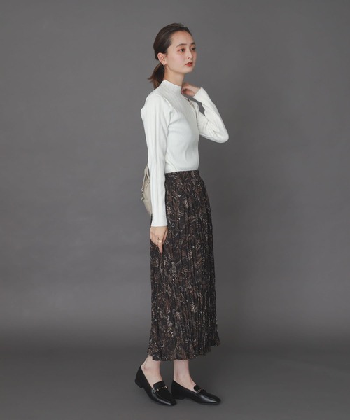 SENSE OF PLACE by URBAN RESEARCH(センスオブプレイスバイアーバンリサーチ)の「ランダムリブコンパクトセーター(ニット/セーター・レディース・イエロー/ミント/アイボリー/ブラック・ONE)」の18枚目の写真