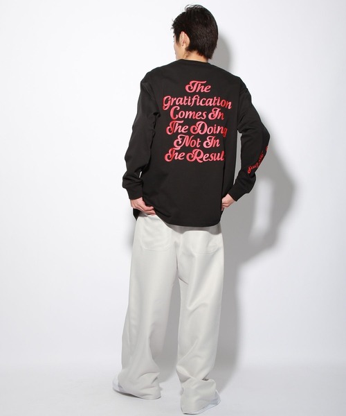 PBLIM(ページボーイリム)の「PAGEBOYLIM/ファイヤーモチーフロンT(Tシャツ/カットソー・レディース・ブラック/オフホワイト/グリーン・MEDIUM/LARGE)」の18枚目の写真