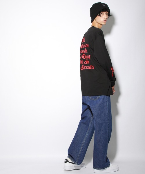 PBLIM(ページボーイリム)の「PAGEBOYLIM/ファイヤーモチーフロンT(Tシャツ/カットソー・レディース・ブラック/オフホワイト/グリーン・MEDIUM/LARGE)」の21枚目の写真