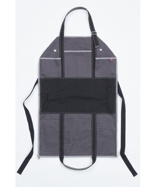 AlexanderLeeChang(アレキサンダーリーチャン)の「AlexanderLeeChang/アレキサンダーリーチャン APRON TOTE 22 エプロン トートバッグ 2WAY(トートバッグ・メンズ・チャコール/ナチュラル/オリーブ・ONE SIZE)」の4枚目の写真