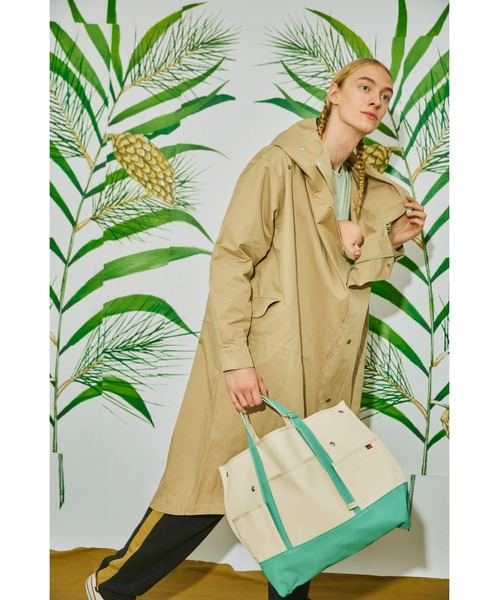 AlexanderLeeChang(アレキサンダーリーチャン)の「AlexanderLeeChang/アレキサンダーリーチャン APRON TOTE 22 エプロン トートバッグ 2WAY(トートバッグ・メンズ・チャコール/ナチュラル/オリーブ・ONE SIZE)」の13枚目の写真