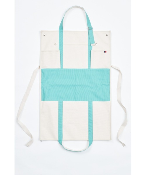 AlexanderLeeChang(アレキサンダーリーチャン)の「AlexanderLeeChang/アレキサンダーリーチャン APRON TOTE 22 エプロン トートバッグ 2WAY(トートバッグ・メンズ・チャコール/ナチュラル/オリーブ・ONE SIZE)」の6枚目の写真